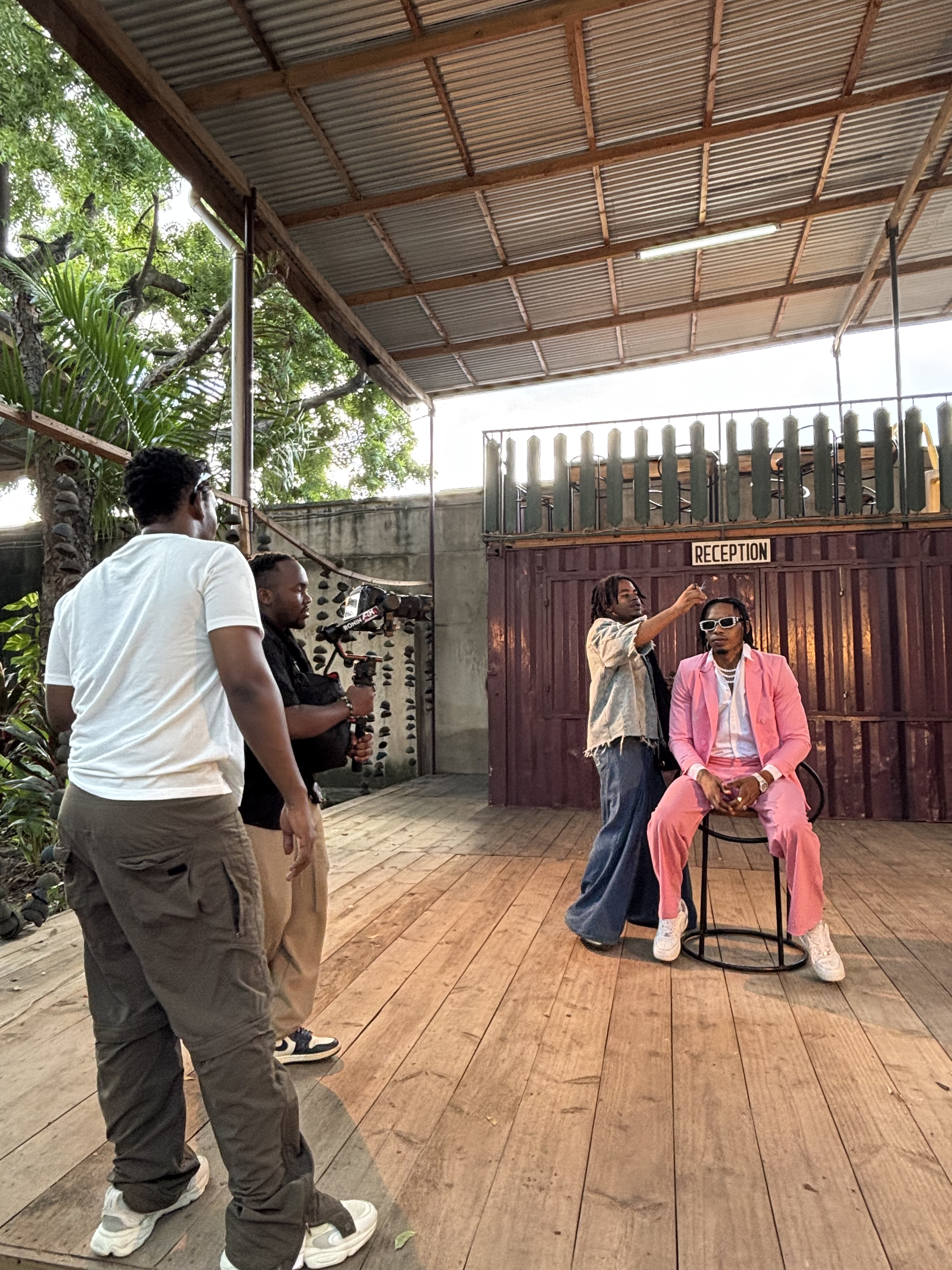 Music video shooting